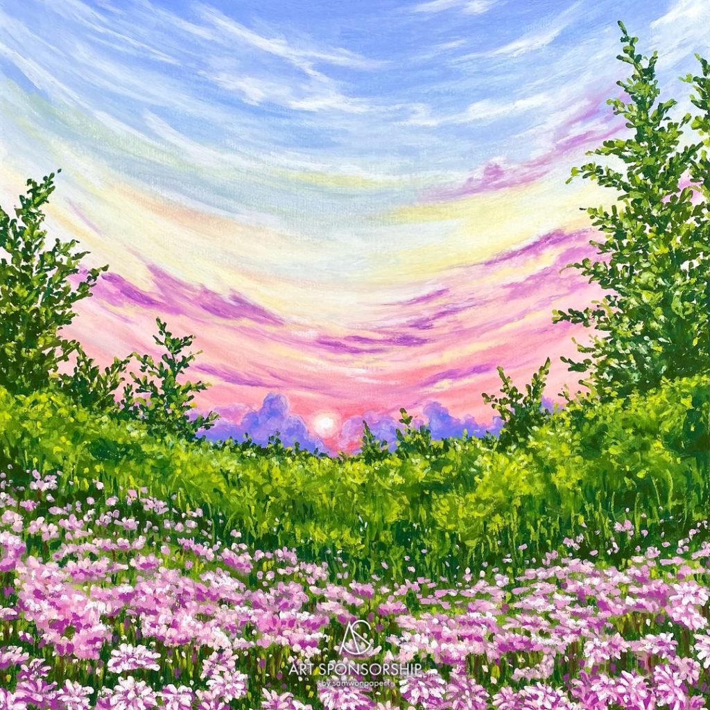 오일파스텔 그림, 오일파스텔 사용법, 오일파스텔 초보, 풍경 그리기, 취미 미술