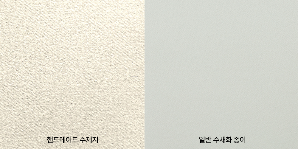 핸드메이드 종이, 수채화종이, 수채화, 수제지