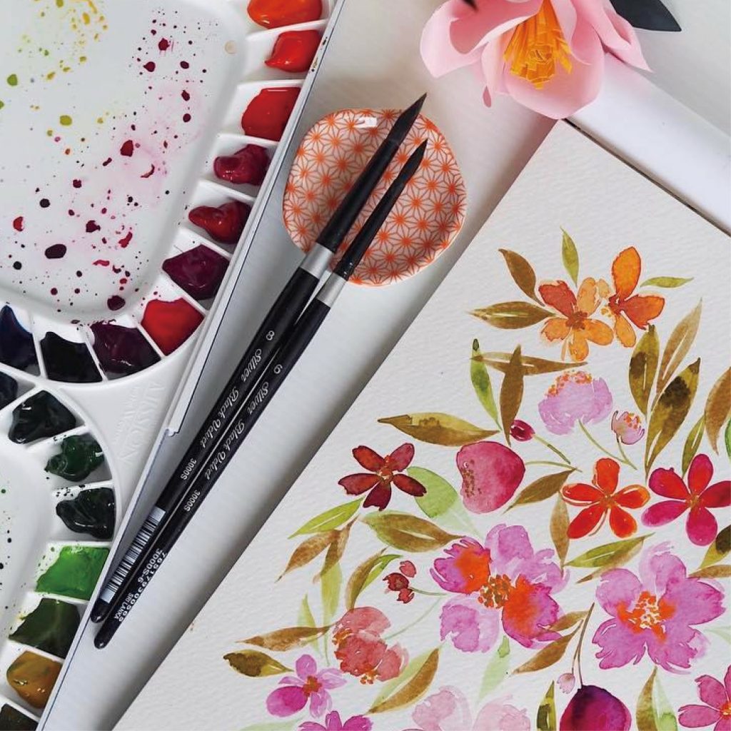 #수채화브러쉬 #수채화붓 #천연모 #인조모 #혼합모 #세필붓 #몹브러쉬 #실버브러쉬 #띤또레또브러쉬