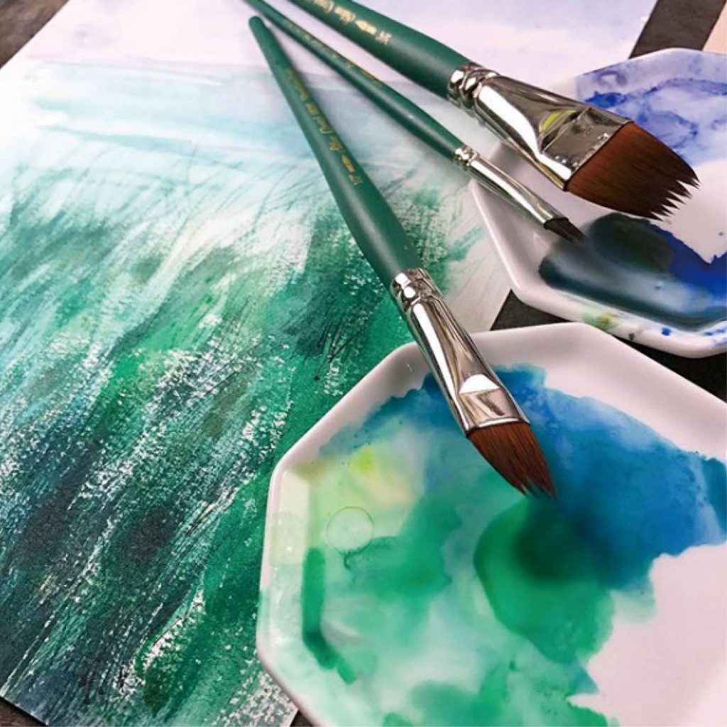 #수채화브러쉬 #수채화붓 #천연모 #인조모 #혼합모 #세필붓 #몹브러쉬 #실버브러쉬 #띤또레또브러쉬