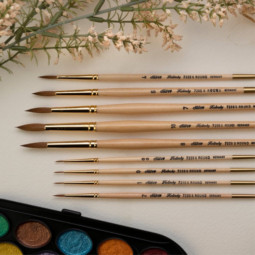 #수채화브러쉬 #수채화붓 #천연모 #인조모 #혼합모 #세필붓 #몹브러쉬 #실버브러쉬 #띤또레또브러쉬